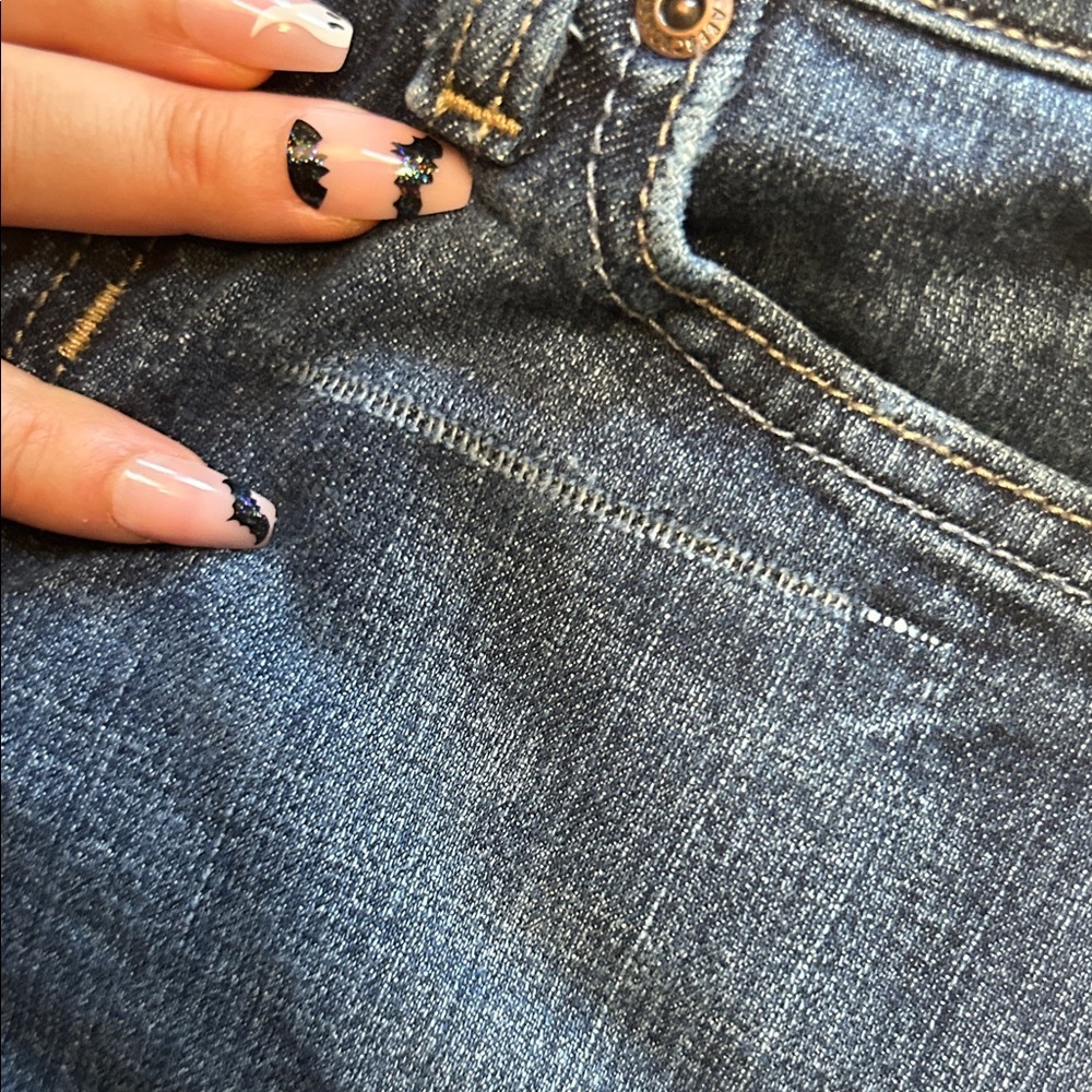 Abercrombie & Fitch Dark Blue Boot Cut Jeans - Picture 3 of 3